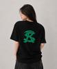 Seuteijial Sr Vintage Printed Short Sleeve T-Shirt [Black]