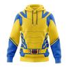 Deadpool Wolverine Cosplay Hoodie Digital Print Unisex Long Sleeve Sweatshirt Fans