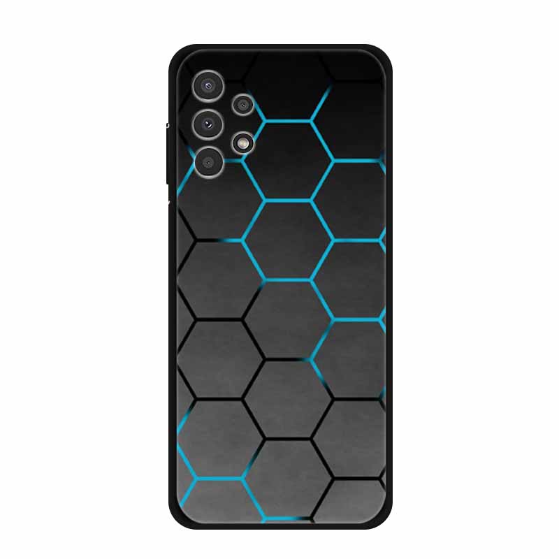 For Samsung Galaxy A73 Case A53 A33 5G A23 Soft Bumper Black Silicone Back Cover for Samsung A53 5G Phone Cases Cartoon Coque
