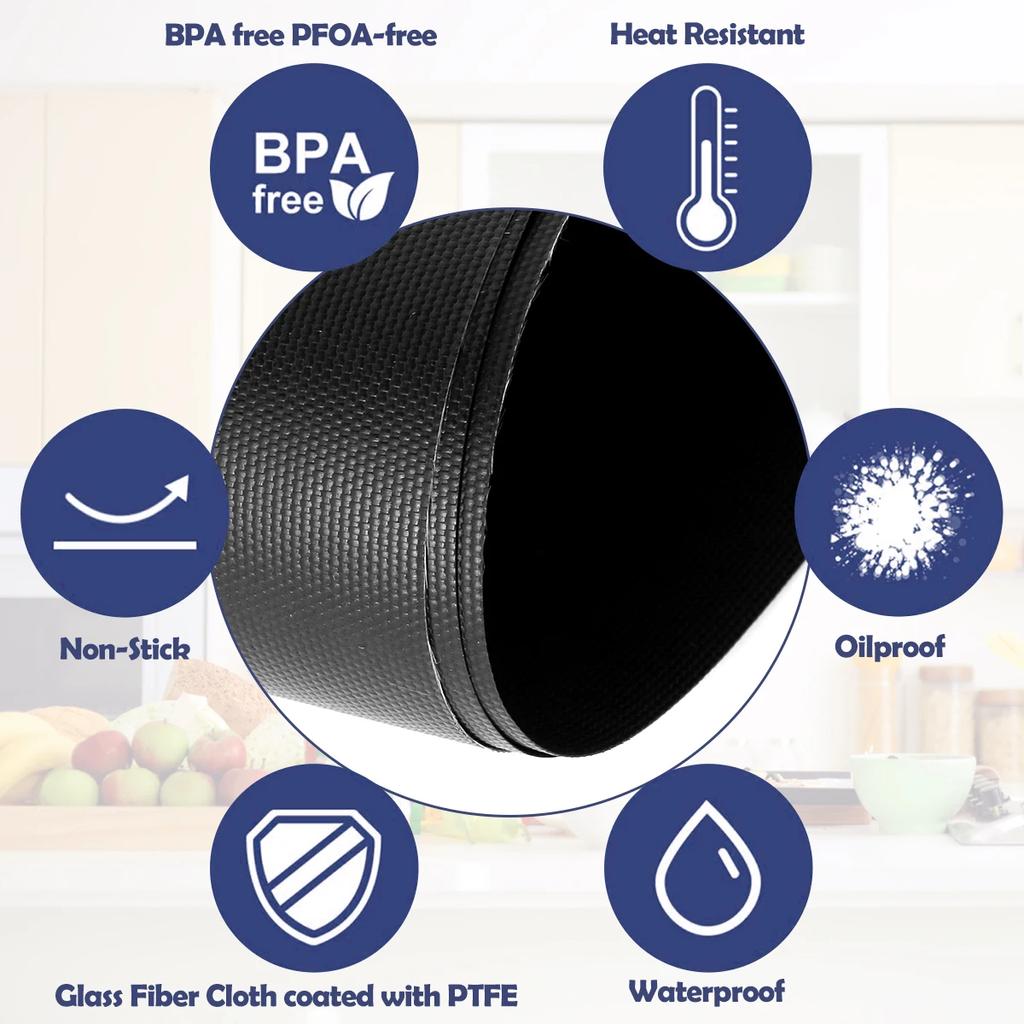 Universal Gas Stove Protectors Induction Cooker Cover Silicone Mat 5-Hole Kitchen Cleaning Anti-dirty Non-stick for Home Kitchen