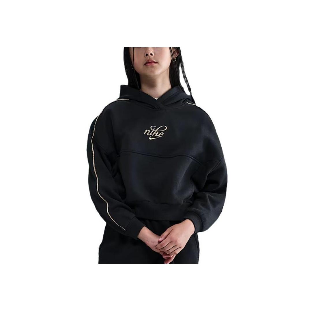 Nike Толстовка Спортивная Повседневная Пуловер Буква Детские толстовки HV0422010 XL