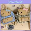 Hello Kitty Style Spliced Leopard Pattern Mini Bag With Breathable Canvas For Trendy Fashionistas