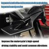 Für Z900 2024 Motorrad Sport Downforce Naked Frontspoiler Aerodynamischer Flügel-Deflektor 2020-2024 Motorradteile (Schwarz)
