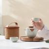 Portable Ceramic Kung Fu Travel Tea Set