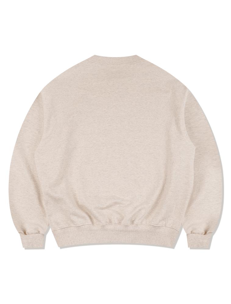LA MAISON STUDIO La Maison Essential Crop Henley Neck Oatmeal(Fcg1Ts682M)