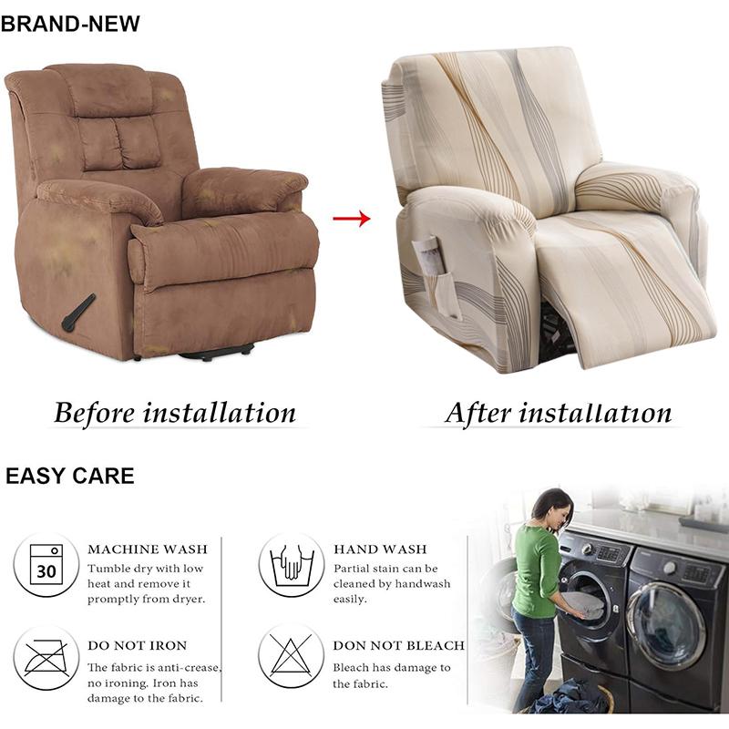 Newest Recliner Chair Cover Stretch Sofa Cover For Recliner Chair Recliner Slipcovers For Living Room Recliner Protector