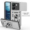 For Xiaomi Poco M7 Pro 5G Case Poco M7 Pro Cover PocoM7Pro Magnetic Ring Holder Armor Phone Case Slide Camera Protect Back Cover