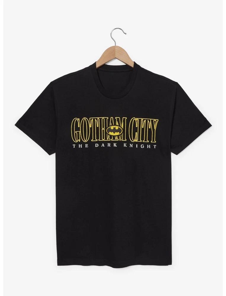 Comics BatUnisex Gotham City Dark Knight Black TShirt S