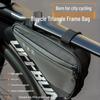OFFBONDAGE Waterproof Bike Top Tube Bag - Triangle Front Beam Storage for Mountain & Road Bikes