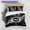 Brighton & Hove Albion Football Printed 3 Pieces Bedding Set, Comfortable Skin Friendly Bedroom Duvet Cover Set