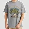Comfortable Unisex Crew Neck Tshirt Streetwear Antisocial Hiking Club Mountain Scene Hiker Trail Trees Anime For Her Teeshirt