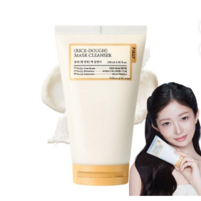 Осветляющий очищающее средство на основе рисового теста K-Beauty Мягкое отшелушивающее смываемое очищающее средство