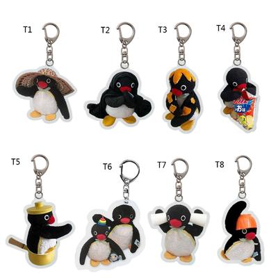 Lovely Penguin Keychain Bag Charm Cute Baby Penguin Pendant Decor for Micro Landscape Decoration & Gift Giving