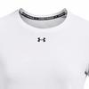 Under Armour Vanish Seamless Comfortable Soft Round Neck Pullover Breathable Loose Short Sleeve Regular T-Shirt Women T-Shirts White 1384406-100