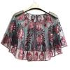 Vintage Flapper Shawl Sequin Beaded Short Cape Beaded Decoration Gatsby Party Mesh Short Cover Up Dress Accessory