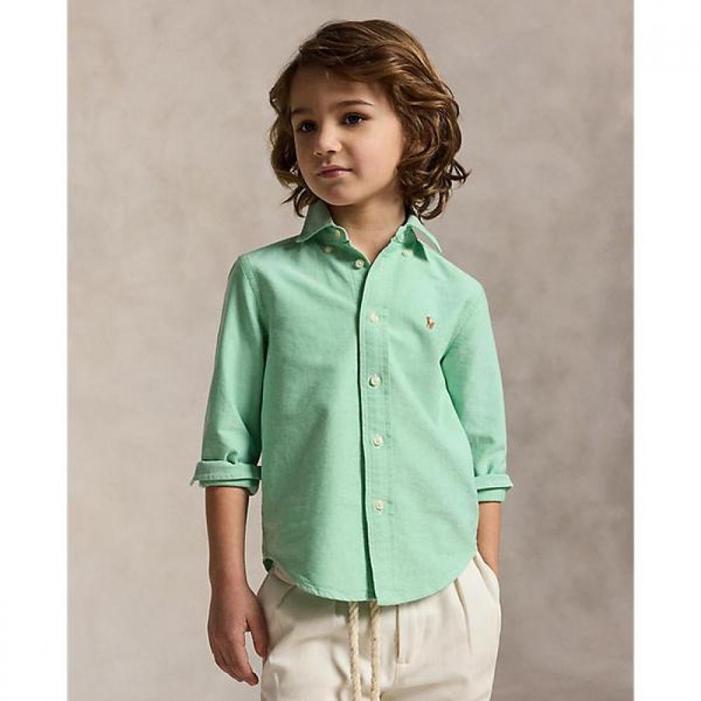 Polo Ralph Lauren Boys 2 7 Iconic Oxford Shirt Cwpowovb6820670300 2