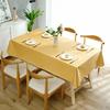 Stylish Nordic-inspired tablecloth, made of water-repellent PVC, rectangular, stain-resistant, washable, and perfect for home and commercial use. Mult