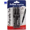Artline Ergoline Kalligrafie-Stift Blau (Packung mit 3)