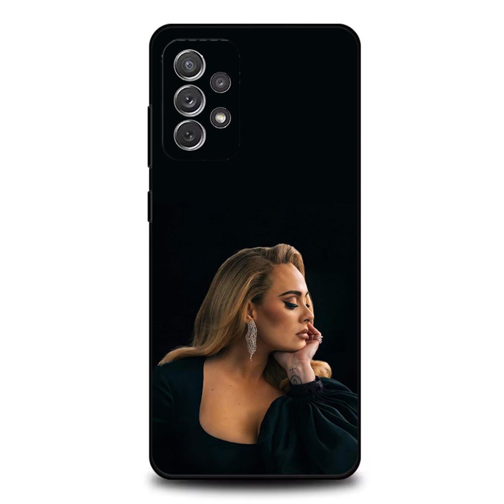 Singer A-Adele Phone Case For Samsung S25,S24,S21,S22,S23,S30,Ultra,S20,Plus,Fe,Lite,Note,10,9,5G Black Cover