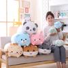 Animal Plush Throw Pillows and Festival Doll Figurines Gift Set