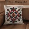 2D Exquisite Geometric Patterned Decorative Cushions Pattern Cushion Cover Suitable For Sofa Bedroom Car Pillow Cover