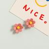 10pcs Flower Resin Refrigerator Sticker Decoration Magnetic Sticker Photo Message Board Magnetic Sticker Kitchen Home Decoration