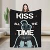 Kiss All The Time Disco Tour Blankets Harrys Music Styles  Flannel Throw Blanket Summer Air Conditioning Personalised Bedspreads