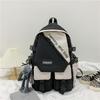 School Bag Female Large Capacity Japanese Junior High School High School Student Backpack Color Matching Tooling Backpack