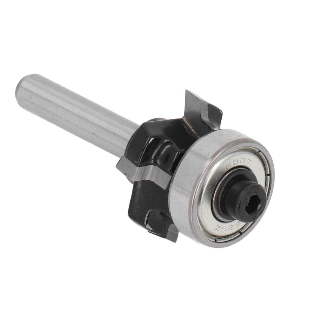 Roundover Edging Router Bit 4 Flutes Cemented Carbide Forward Forming Roundover Beading Router