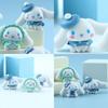 Figura de Cachorro Pudim Corgi de Jade com Tema de Verão Brinquedo de Patch Diy 7cm Material Pvc