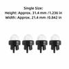 4pcs ABS Primer Bulb 530047721 Chainsaw Primer Bulb Chainsaw Parts  Parts Replacement