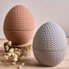 3D Knitting Yarn Egg Candle Jar Silicone Mold DIY Easter Ornaments Making Plaster Resin Storage Box Flowerpot Molds Craft Gifts