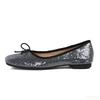 Fashion Elegant minimalist soft-soled shoes Fashionable versatile Women's new spring autumn light mouth solid color square head flats