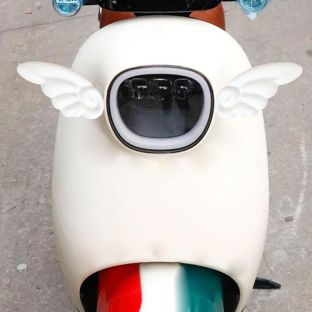 2 Pieces Decorative Small Wing Scooter Decor Creative Design Bicycle Ornament for