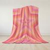 Layered Retro Star Flannel Blanket Perfect for Sofa Office Bed Travel Sleep Read Relax Camping four season use