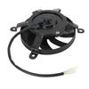 12V Motorcycle Radiator Cooling Fan 10 Blades 170mm Steel Alloy Cooling Thermal Fan for 150cc 200cc 250cc 300cc 350cc