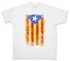 CATALONIË VINTAGE VLAG T-shirt Heren Dames T-shirts Top Vrijheid voor Vrij Viva la Revolution Onafhankelijkheid