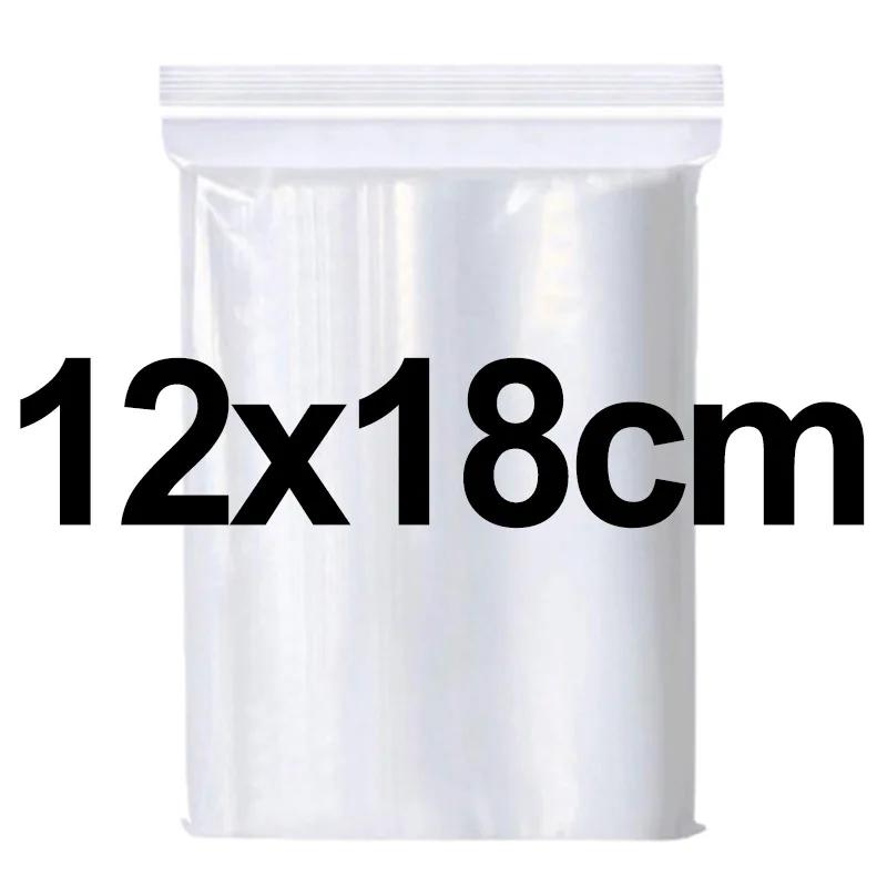 Transparente Zip-Verschlussbeutel Plastik Vakuum Aufbewahrungsbeutel für Kleinschmuck Küche Lebensmittelverpackung Wiederverschließbarer Heimverschlussbeutel