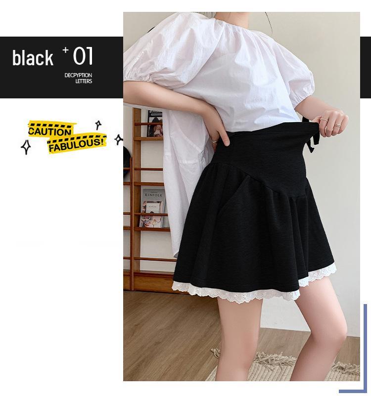 Women's Maternity Ballet Style Summer Shorts - Casual, Loose, Slimming Air Cotton Outerwear
