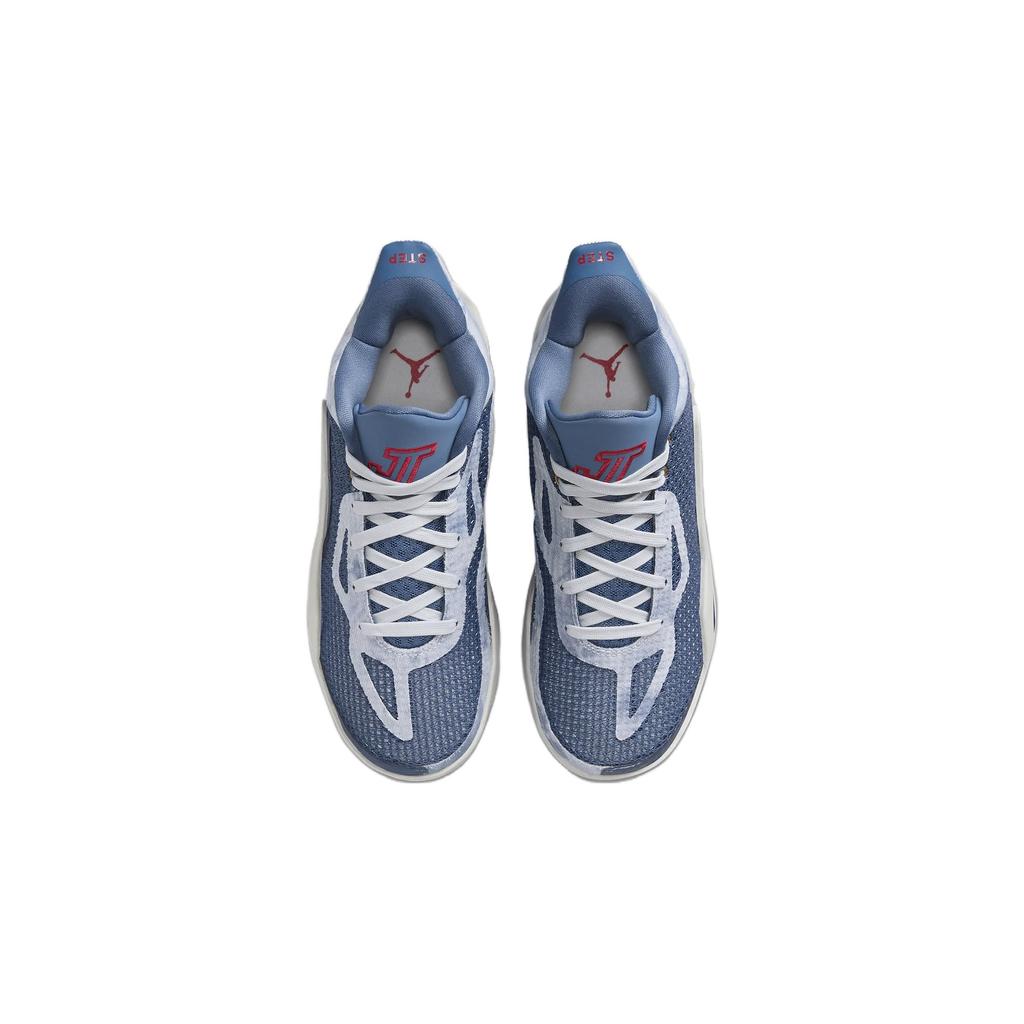 Air Jordan Tatum 1 GS Denim Chaussures de Sport Enfant Pierre Bleue-Bleu Université-Rouge DX5359-400