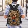 Ones Pieces Backpack Luffy Hiking Backpacks Female Fashion School Bags Custom Pattern Rucksack
