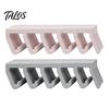 Ventilated Lid Storage Rack Crisper Rack, with 5-Slot Partition, Adhesive Wall Mount Anti-Mold Mold Resistant Holder Hanger, Space Saving Organizer