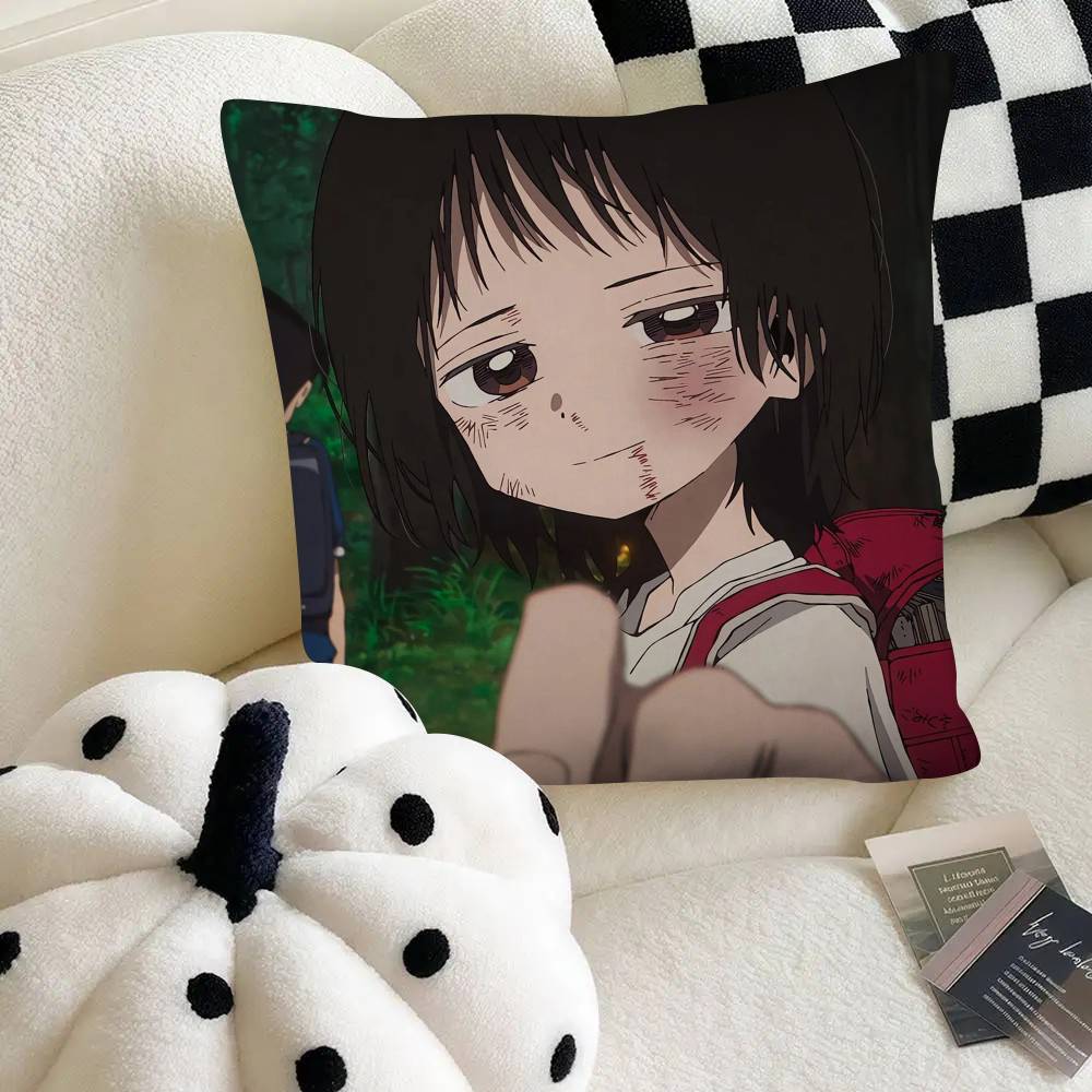 Shizuka Classic Anime Takopis Original Sin CUTE Pillow Case Square Pillow Bedroom Sofa Leisure Comfort Cushion Home Decoration