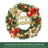 Large 30/40cm Christmas Flower Wreath for Home, Window, or Hotel Decor