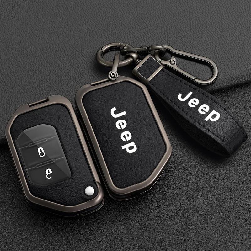 For Jeep Car Remote Key Case Cover Protector Shell For Jeep Gladiator JT Sahara JLU Wrangler JL Rubicon 2018 2019 2 3 4 Butto