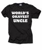 Gift For Uncle World's OKAYEST Uncle Tee T-shirt Funny Family T-T-shirt