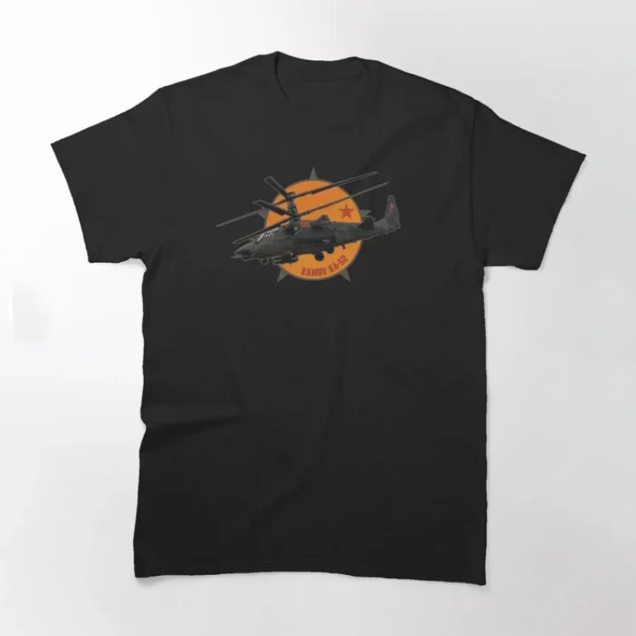 

Russian Ka52 Alligator Attack Helicopter TShirt 100 Cotton ONeck Summer Short Sleeve Casual Mens Tshirt Size S3XL S