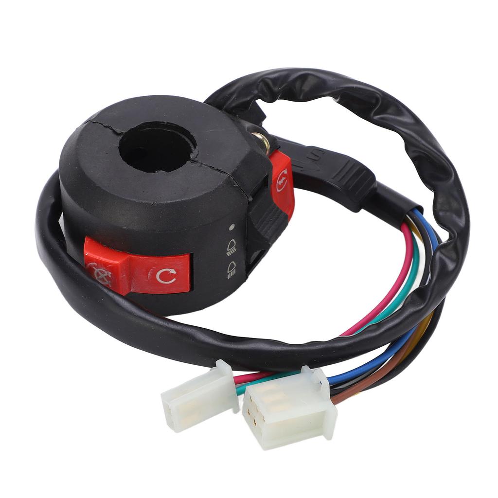7wires 22mm Left Side Handlebar Kill Start Light Switch Choke Lever for PIT PRO Trail Dirt Quad Bike ATV