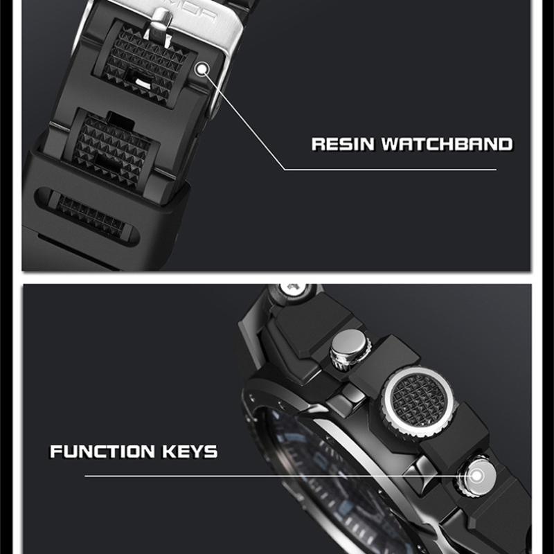 SANDA Electronic Watch Fashion Trend Electronic Watch Luminous Multifunction Watch