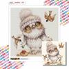 New Arrival 5D DIY Full Circle Diamond Painting "Cute Owl" Embroidery Cross Stitch Home Decor Gift
